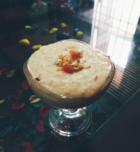This image represent kheer dish.