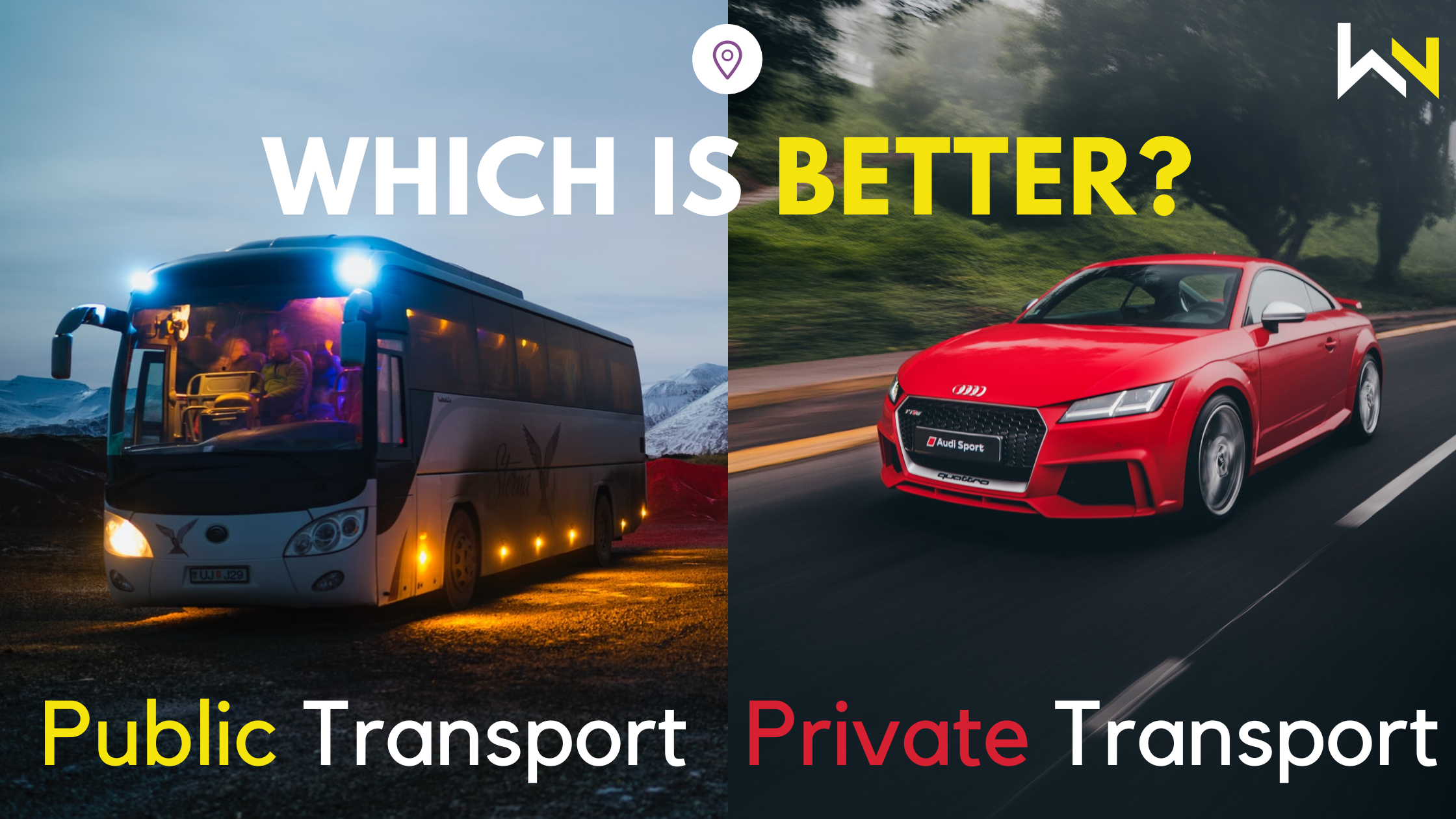 What is the best transport. Автобус против машин. Public transport vs private transport. Общественный транспорт против личного автомобиля. Машина vs маршрутка.